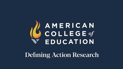 Thumbnail for 
		Defining Action Research
	