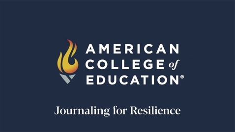 Thumbnail for Journaling for Resilience