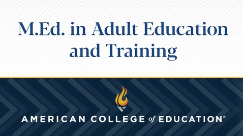 Thumbnail for 
		M.Ed. in Adult Education and Training: Commencement 2023
	
