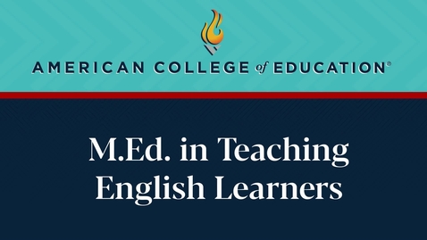 Thumbnail for 
		M.Ed. in Teaching English Learners: Commencement 2025
	