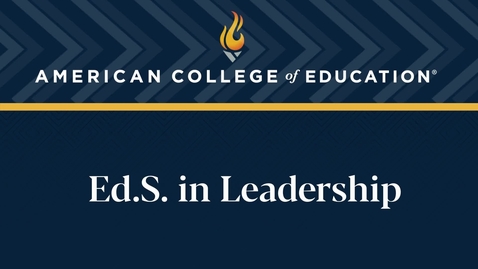 Thumbnail for 
		Ed.S. in Leadership: Commencement 2024
	
