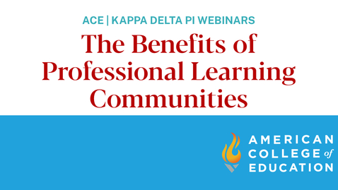 Thumbnail for entry The Benefits of Professional Learning Communities