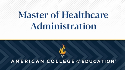 Thumbnail for entry 
		Master of Healthcare Administration: Commencement 2023
	