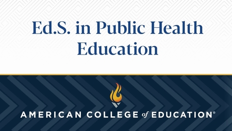 Thumbnail for entry 
		Ed.S. in Public Health Education: Commencement 2023
	