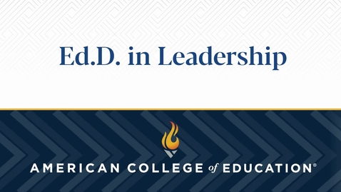 Thumbnail for entry 
		Ed.D. in Leadership: Commencement 2023
	