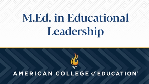 Thumbnail for 
		M.Ed. in Educational Leadership: Commencement 2023
	