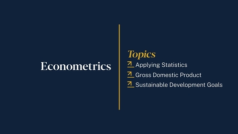 Thumbnail for 
		Econometrics
	