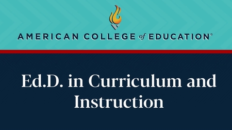 Thumbnail for 
		Ed.D. in Curriculum and Instruction: Commencement 2025
	