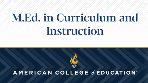 Thumbnail for 
		M.Ed. in Curriculum and Instruction: Commencement 2023
	