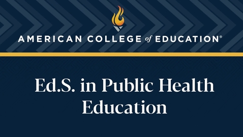 Thumbnail for 
		Ed.S. in Public Health Education: Commencement 2024
	