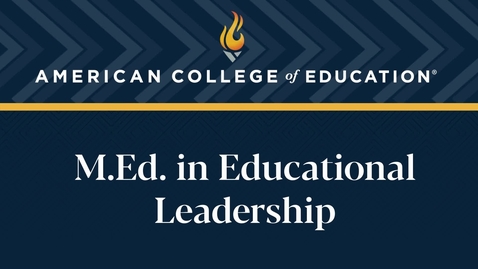 Thumbnail for 
		M.Ed. in Educational Leadership: Commencement 2024
	