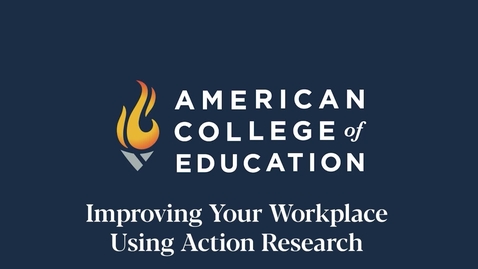 Thumbnail for 
		Improving Your Workplace Using Action Research
	