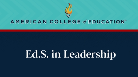 Thumbnail for 
		Ed.S. in Leadership: Commencement 2025
	
