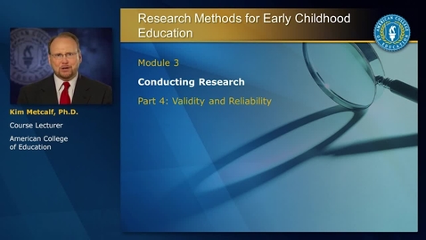 Thumbnail for 
		Validity and Reliability
	