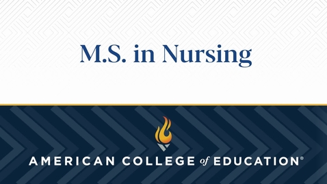 Thumbnail for 
		M.S. in Nursing: Commencement 2023
	