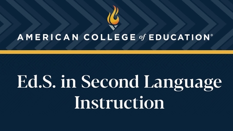 Thumbnail for 
		Ed.S. in Second Language Instruction: Commencement 2024
	