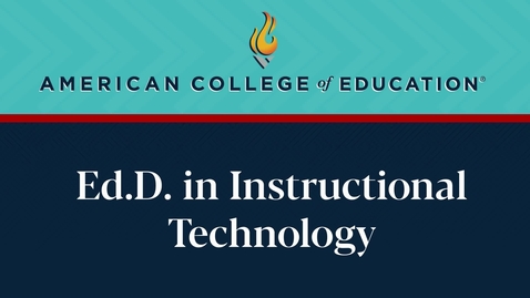 Thumbnail for 
		Ed.D. in Instructional Technology: Commencement 2025
	