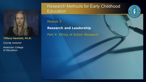 Thumbnail for 
		Ethics of Action Research
	