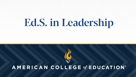 Thumbnail for 
		Ed.S. in Leadership: Commencement 2023
	