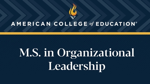 Thumbnail for 
		M.S. in Organizational Leadership: Commencement 2024
	