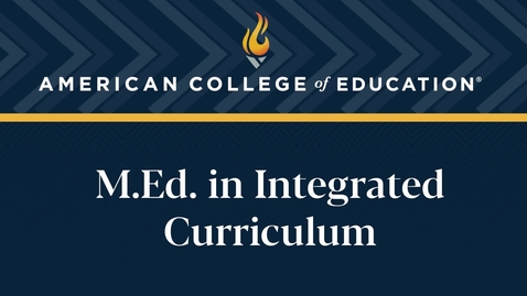 Thumbnail for 
		M.Ed. in Integrated Curriculum: Commencement 2024
	
