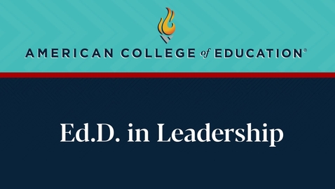 Thumbnail for 
		Ed.D. in Leadership: Commencement 2025
	