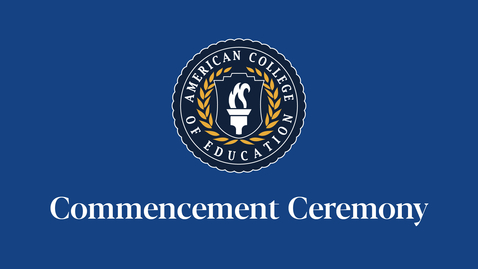 Thumbnail for 2025 ACE Commencement: Main Ceremony