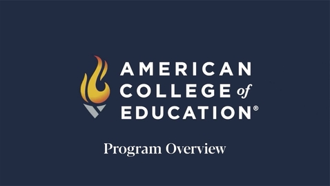 Thumbnail for Program Overview