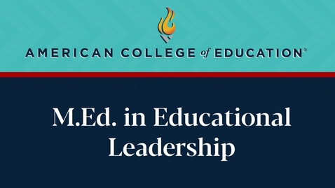 Thumbnail for 
		M.Ed. in Educational Leadership: Commencement 2025
	