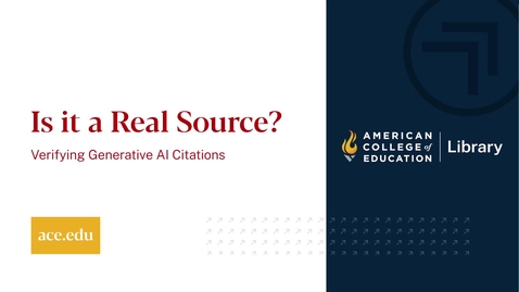 Thumbnail for Is it a Real Source? Verifying Generative AI Citations