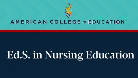 Thumbnail for 
		Ed.S. in Nursing Education: Commencement 2025
	