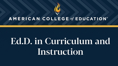 Thumbnail for 
		Ed.D. in Curriculum and Instruction: Commencement 2024
	