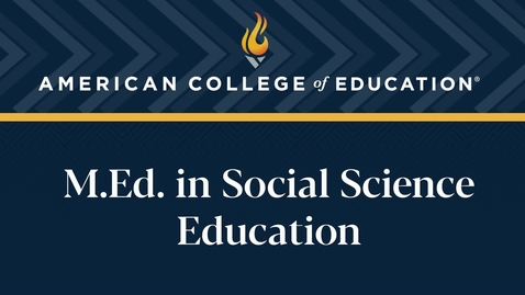 Thumbnail for 
		M.Ed. in Social Science Education: Commencement 2024
	