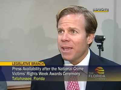 4/25/12 Press Availability with Senate President Mike Haridopolos The