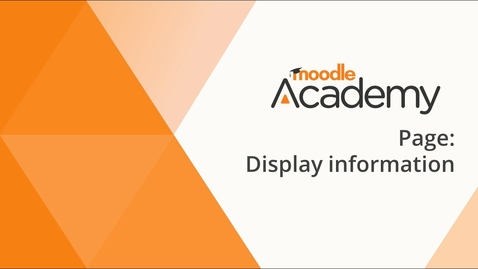 Thumbnail for Page in Moodle