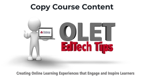 Thumbnail for Moodle - Copy Course Content