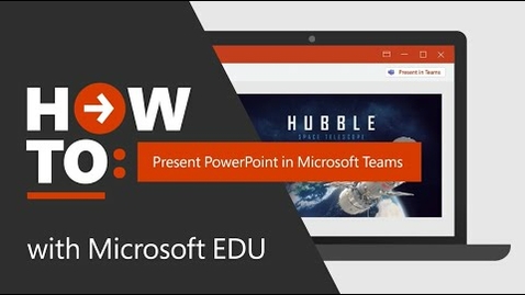 Thumbnail for entry How to present PowerPoint in Microsoft Teams