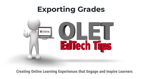Thumbnail for Moodle - Export Grades