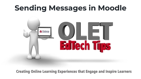 Thumbnail for Moodle - Send Messages