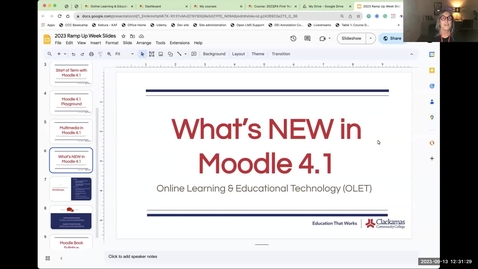 Thumbnail for entry What's New in Moodle 4.1