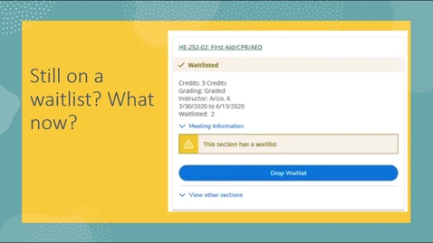 Thumbnail for Still on a waitlist? What now?