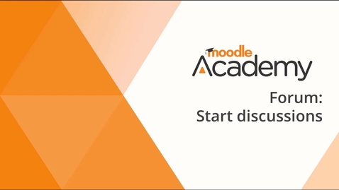 Thumbnail for Forum in Moodle