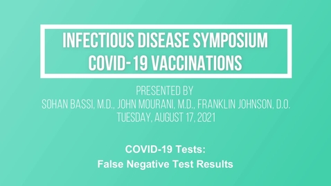 Thumbnail for Q24 False Negative Test Results