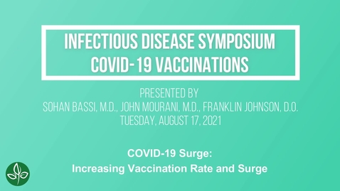 Thumbnail for Q28 Increasing Vaccination Rate and Surge