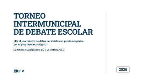 Miniatura para Semifinal 2 TIDE 2026 Aldeafuente (AF) vs Retamar (EC)