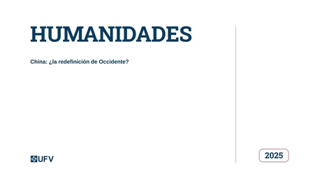 Miniatura para China: ¿la redefinición de Occidente? 