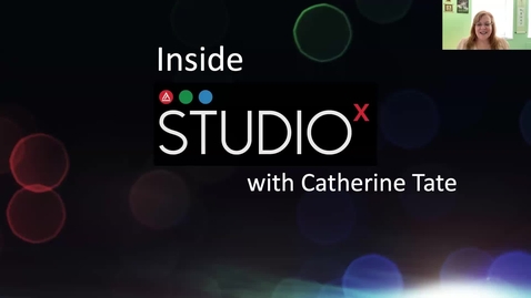 Thumbnail for entry Inside Studio X with Catherine Tate