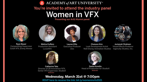 Thumbnail for Women in Vfx Alumni Panel