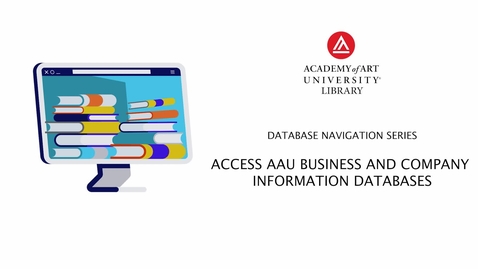 Thumbnail for entry Access AAU Business and Company Information Databases