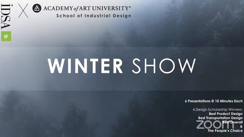 Thumbnail for School of Industrial Design 2020 Winter Show